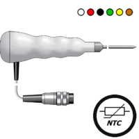 Termorresistencia NTC sonda de penetración con mango de colores, venta en Gesa