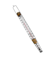Termómetro con jaula de alambre protectora para liquidos -40 a 40ºC