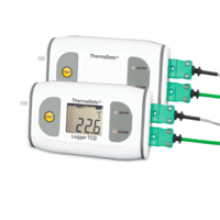 Datalogger de temperatura con doble sonda externa PT1000 y