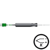 Termopar tipo k sonda de respuesta rápida con punta de aguja, de venta en Gesa