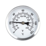 Thermomètre à cadran avec aimant jusqu